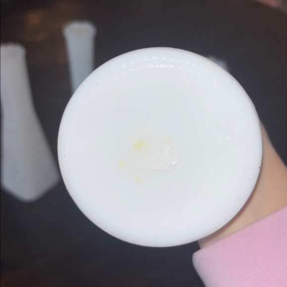 Set of Milk Glass Decorative Vases - Picture 2 of 9